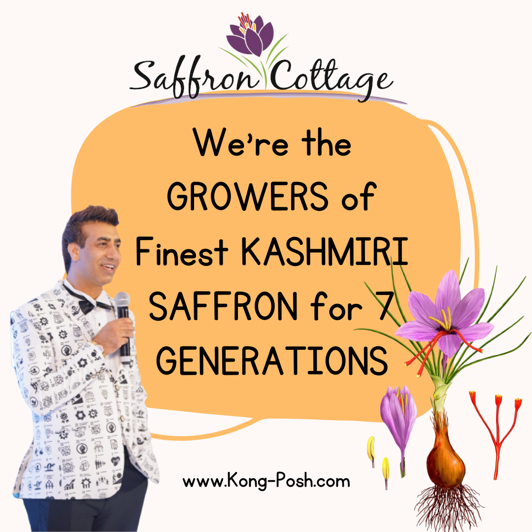 Dr. Bilal Ahmad Bhat founder of Saffron Cottage, we are the growers of the finest Kashmiri saffron for seven generations.