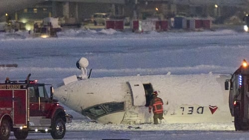 Delta Jet Overturns in Toronto Crash, Injuring at Least 17