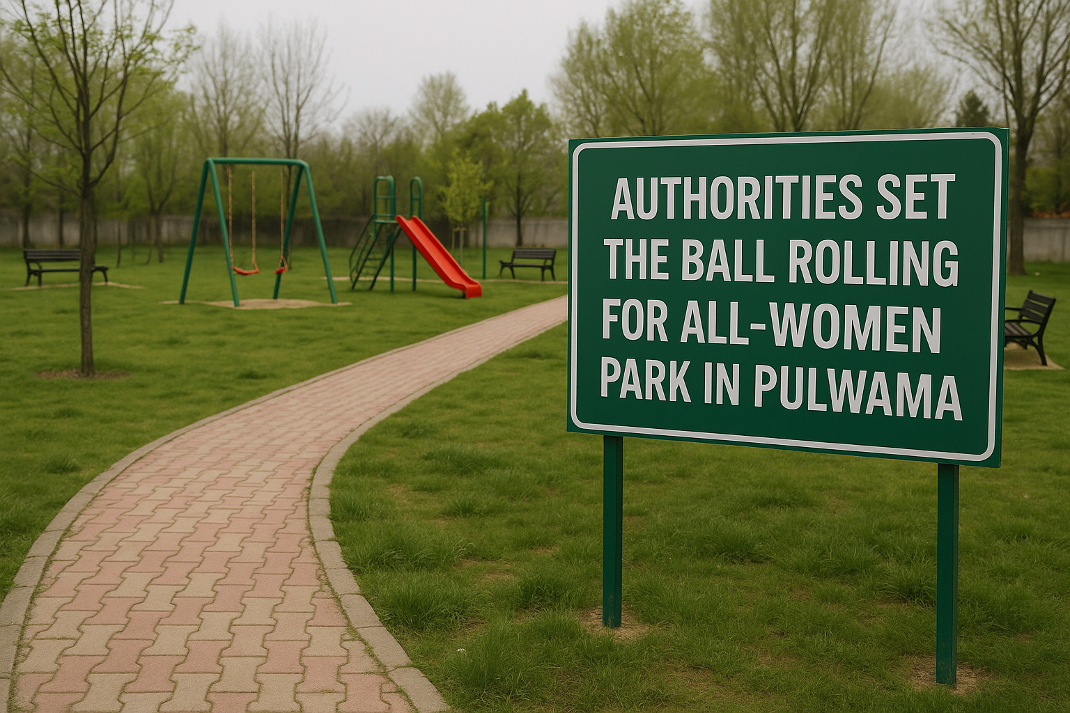 Pulwama to Get Its First All-Women Park: A Space Where Women Can Breathe, Walk, and Belong
