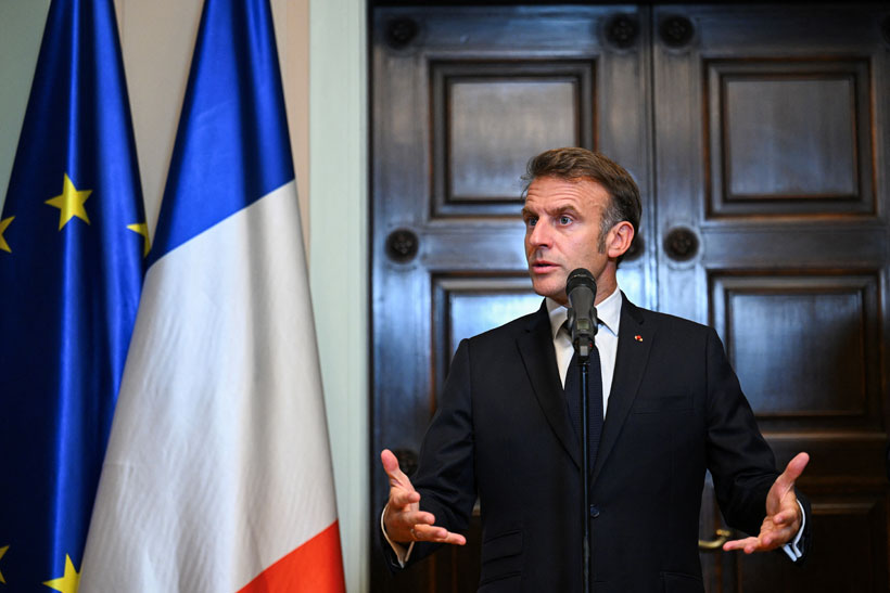 Macron Warns of Gaza Catastrophe, Urges UN-Led Mission