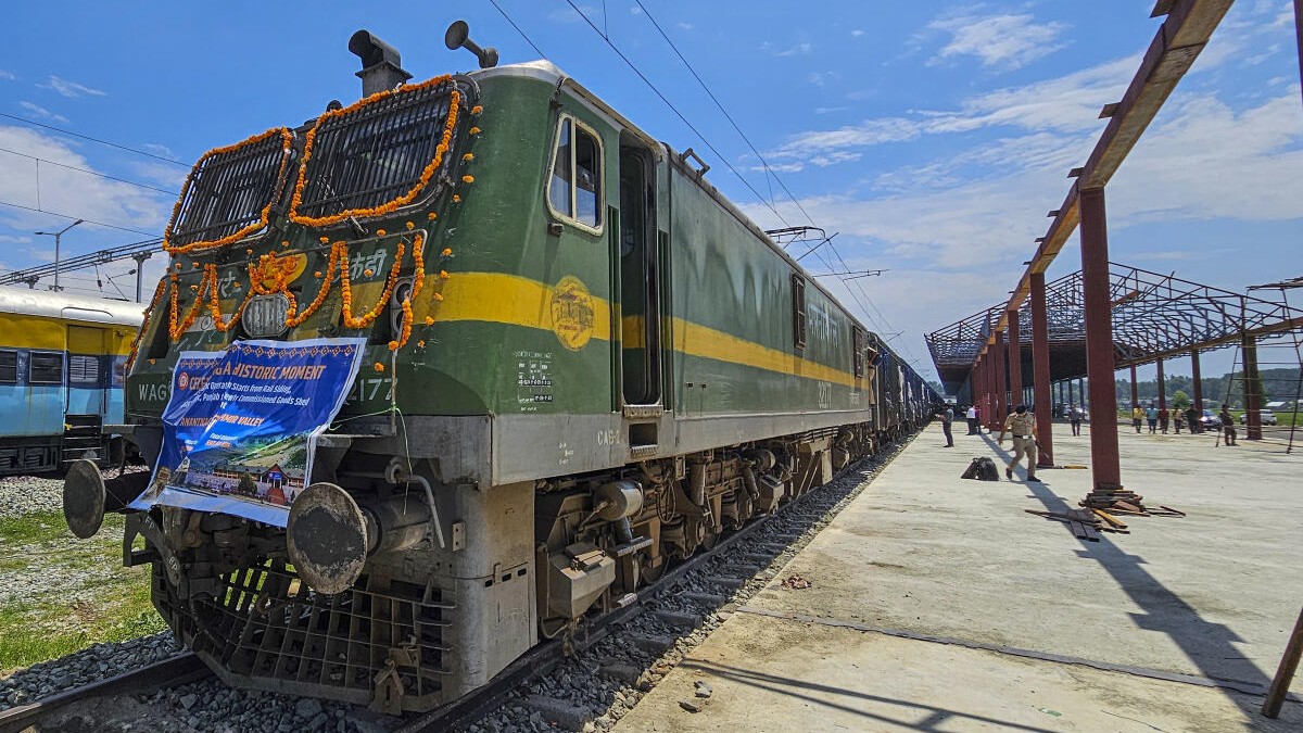 First-Ever Freight Train Reaches Kashmir: A New Chapter in Connectivity and Prosperity