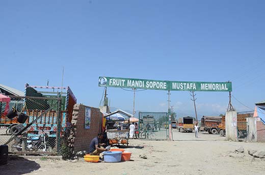 Highway Closure Forces Two-Day Shutdown of Sopore Fruit Mandi