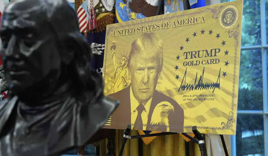 Trump Launches High-Stakes “Gold Card” Visa Program With a $1 Million Price Tag