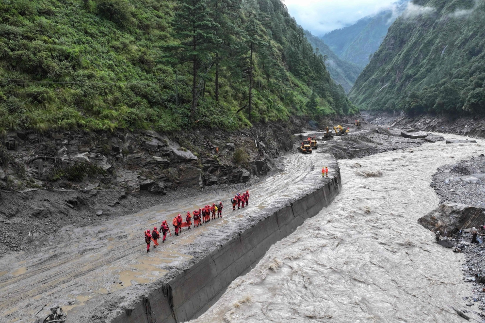 Fresh flood fears grip Nepal as authorities warn of another dam burst in Tibet