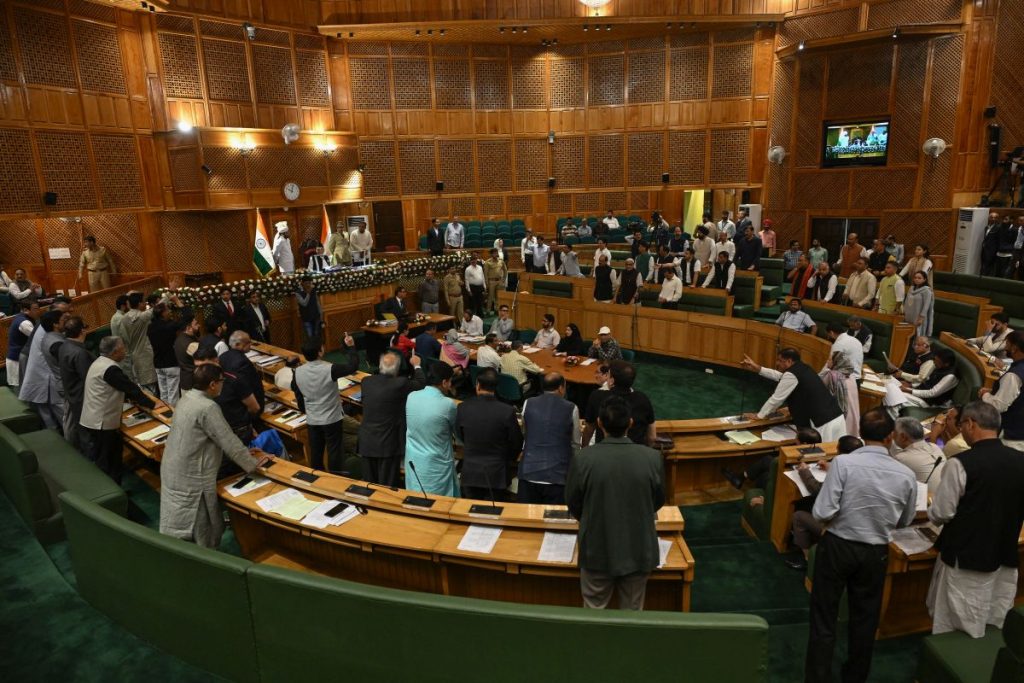J&K Assembly Passes Statehood Resolution Amid BJP Protests
